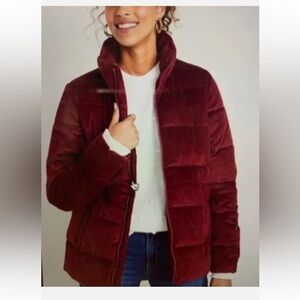 Old Navy Maroon Corduroy Jacket